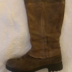Clarks Brown Leather Boots